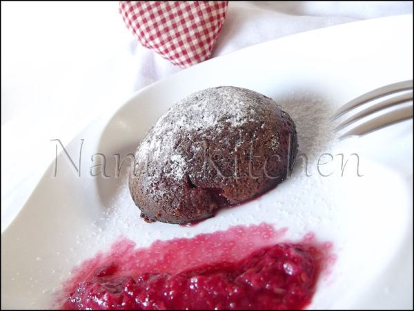 moelleux chocolat coeur framboises   (2)